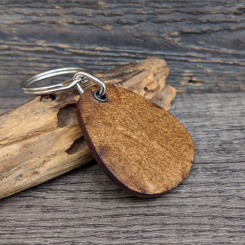 ForLeatherMore - Hummingbird - Genuine Leather Keychain - Bird keychains - Gift - Image 3